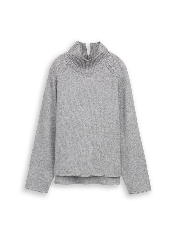 TOM TAILOR Strickpullover mit Stehkragen – Bild 5 von 5