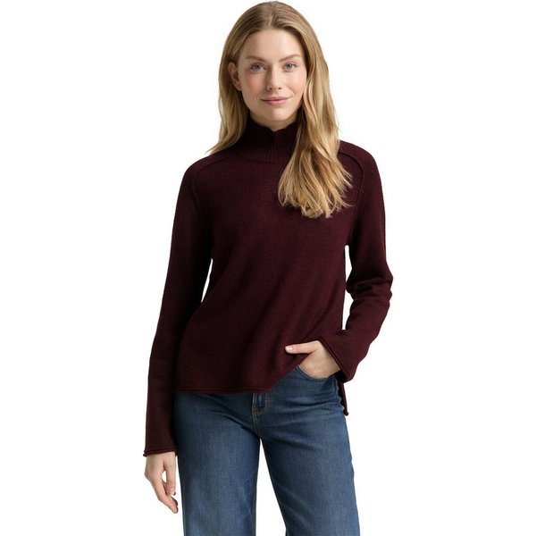 TOM TAILOR Strickpullover mit Stehkragen