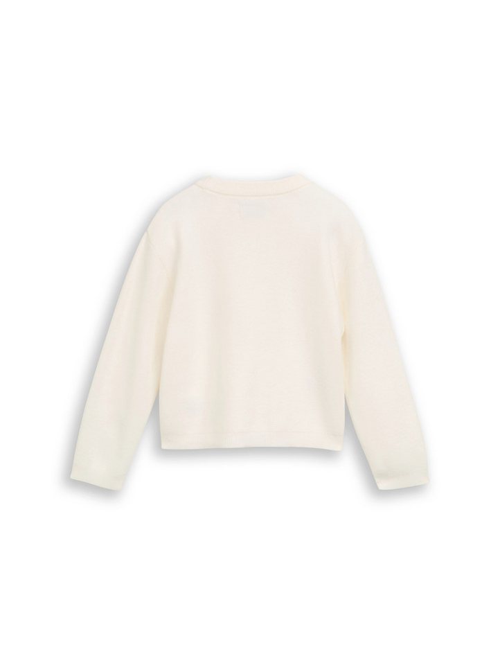 TOM TAILOR Strickpullover mit Stickereien, Rundhals – Bild 2 von 3