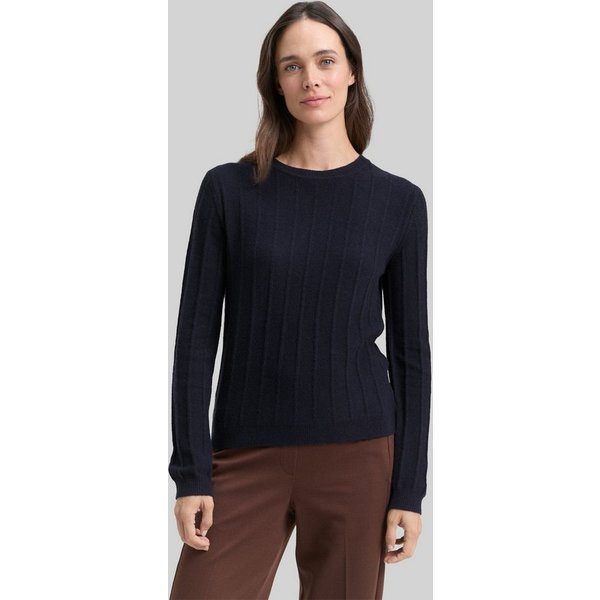 TOM TAILOR Strickpullover Pullover & Strickjacken Rib Strickpullover mit Wollanteil
