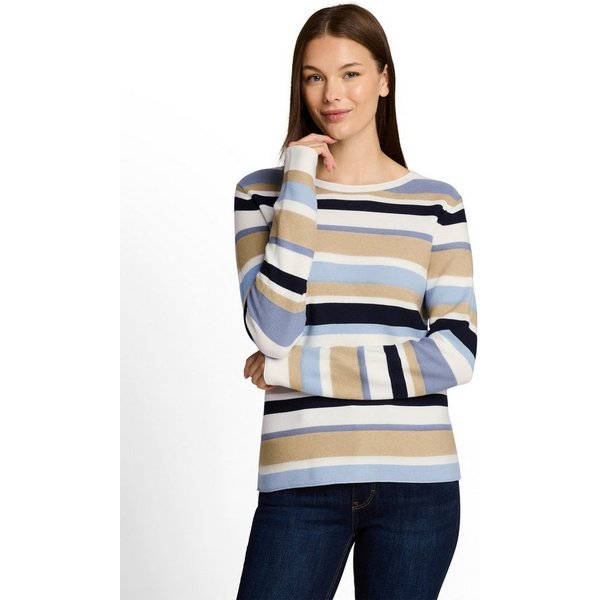TOM TAILOR Strickpullover Regular mit Rundhals und Rollkanten