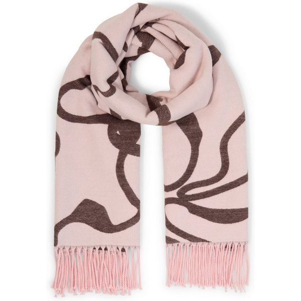 TOM TAILOR Strickschal Accessoire, Schal mit Blumenmuster