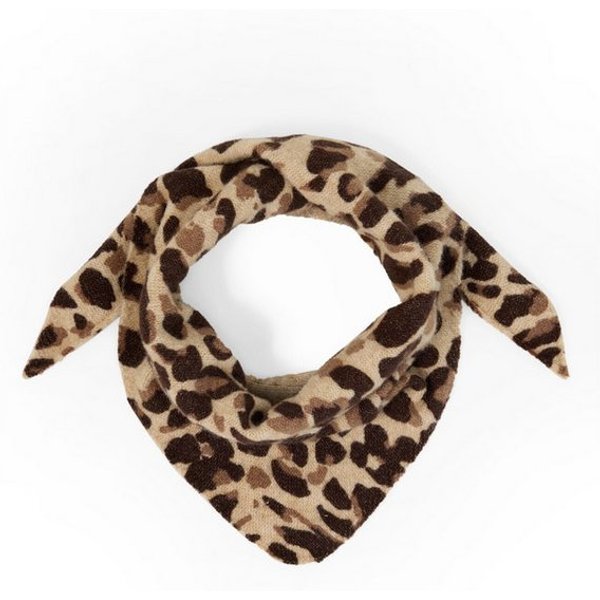 TOM TAILOR Strickschal Accessoire, Cosy Schal mit Leo-Print