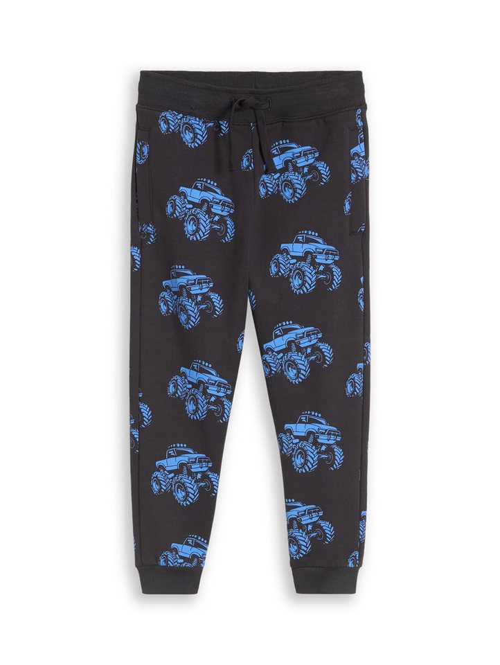 TOM TAILOR Sweathose Hosen & Chino Basic Jogginghose mit Muster – Bild 2 von 5