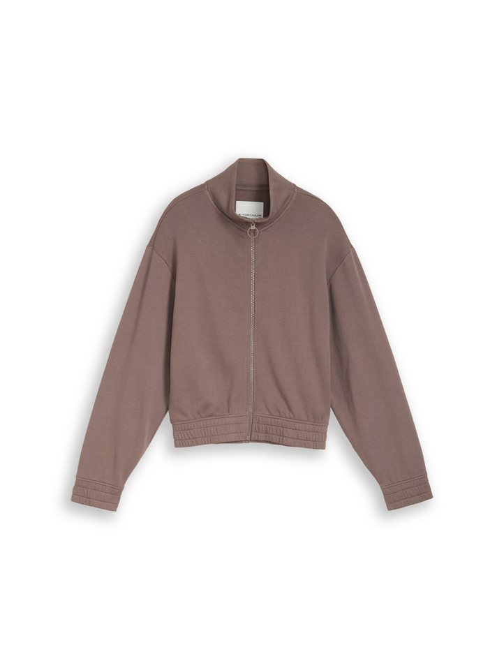 TOM TAILOR Sweatjacke mit Stehkragen – Bild 2 von 4