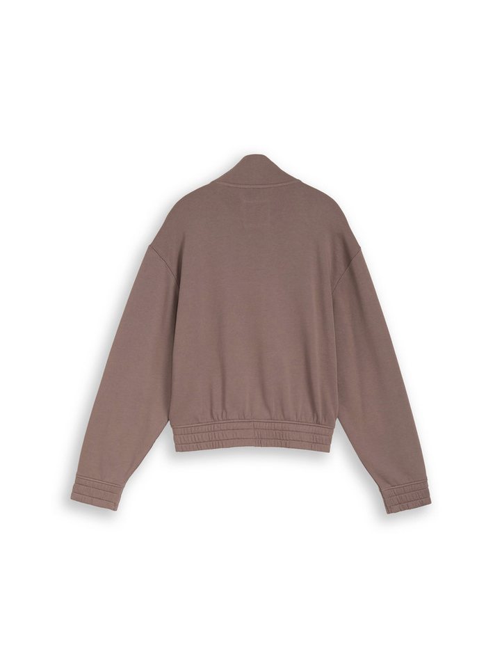 TOM TAILOR Sweatjacke mit Stehkragen – Bild 3 von 4