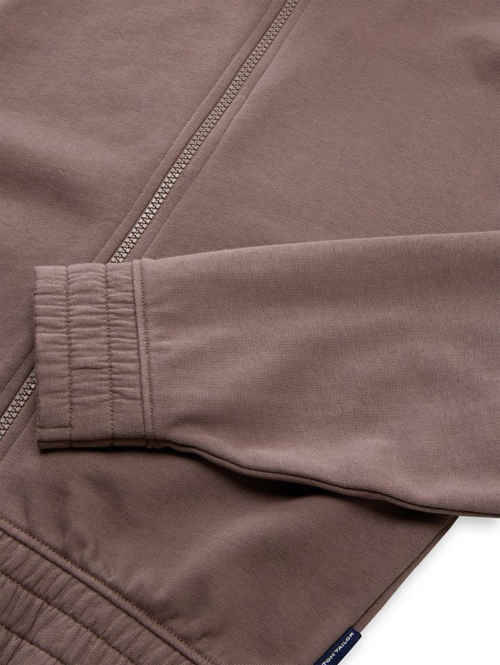 TOM TAILOR Sweatjacke mit Stehkragen – Bild 4 von 4