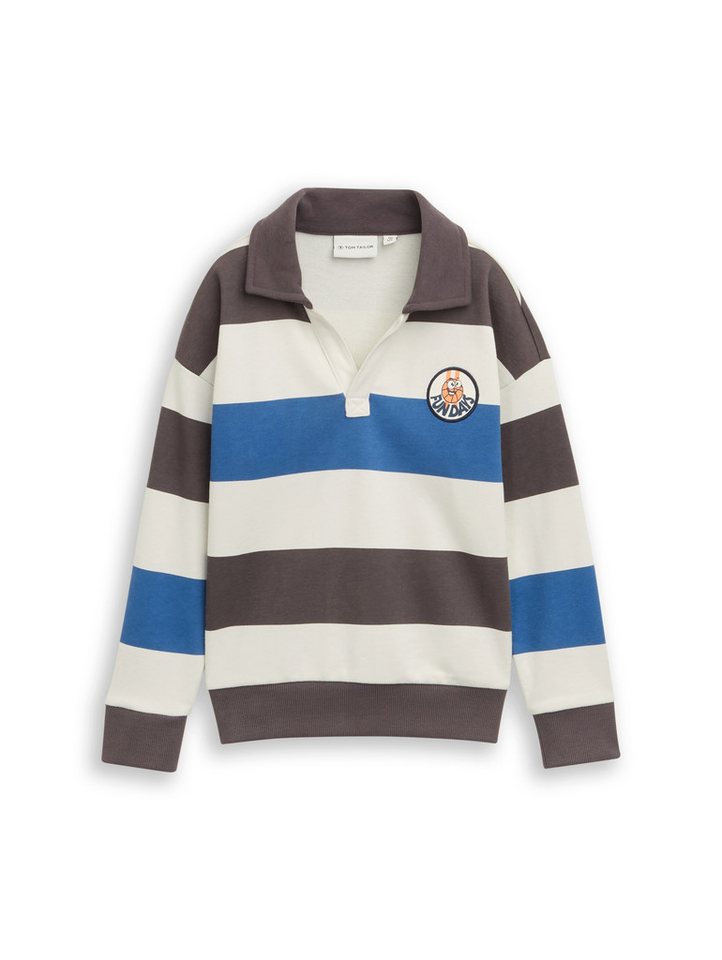 TOM TAILOR Sweatshirt mit Streifen Muster – Bild 2 von 4