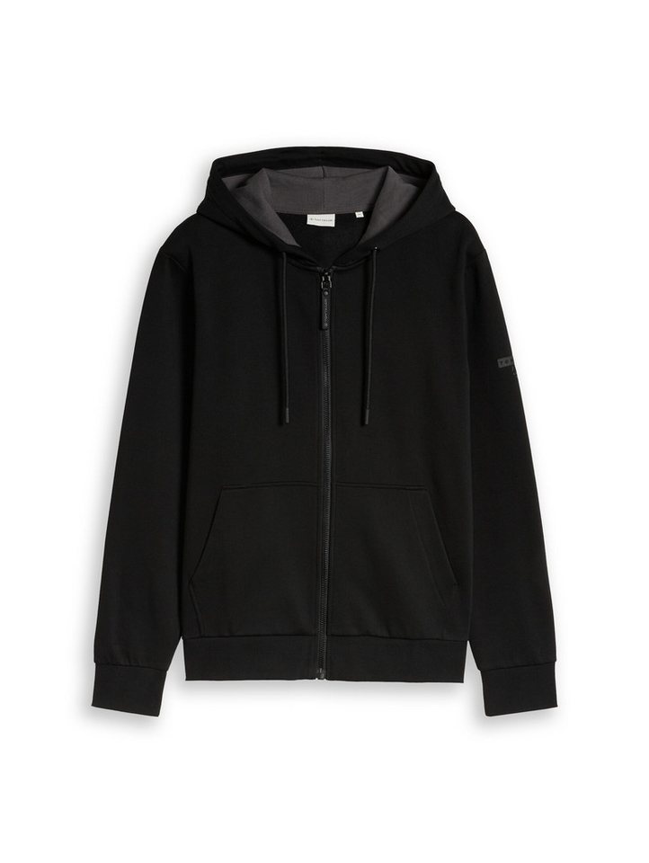 TOM TAILOR Sweatshirt Strick & Sweatshirts Basic Hoodie Sweatjacke – Bild 2 von 5