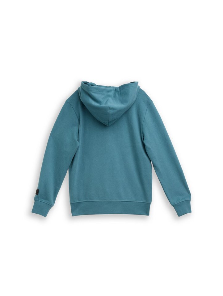 TOM TAILOR Sweatshirt Strick & Sweatshirts Basic Hoodie Sweatjacke – Bild 3 von 3