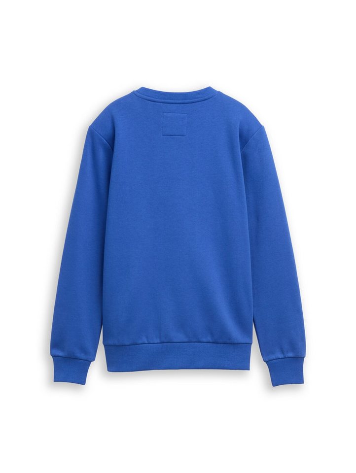 TOM TAILOR Sweatshirt Strick & Sweatshirts Sweatshirt mit Badge-Detail – Bild 3 von 3