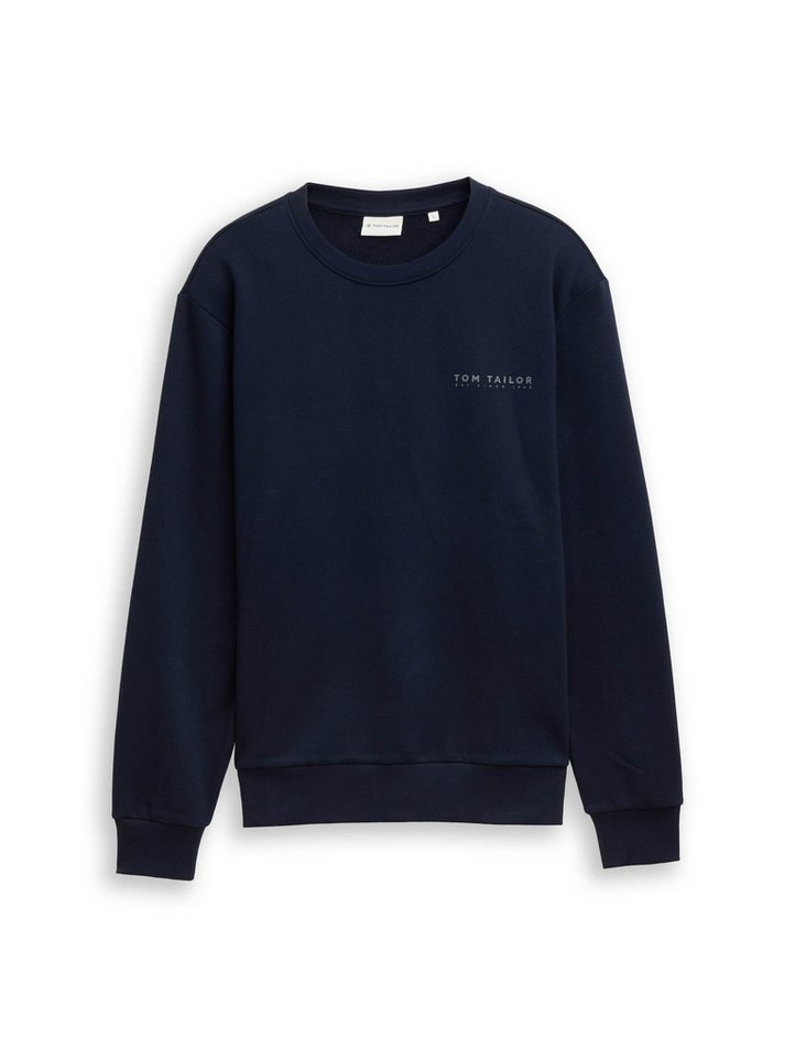 TOM TAILOR Sweatshirt Strick & Sweatshirts Sweatshirt mit Logo-Print – Bild 2 von 5