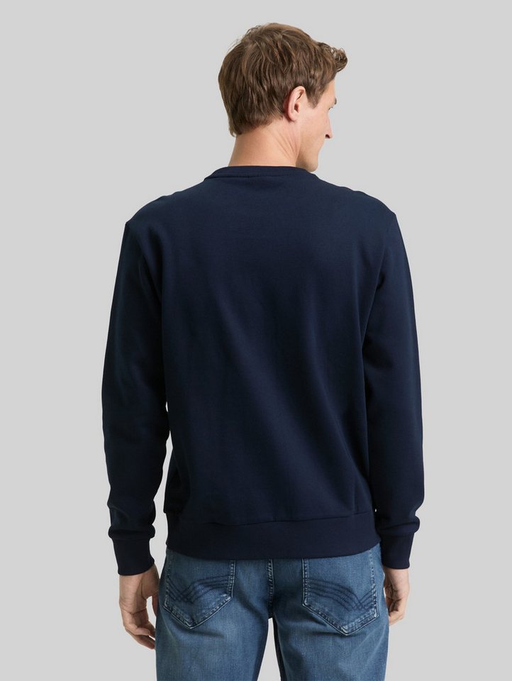 TOM TAILOR Sweatshirt Strick & Sweatshirts Sweatshirt mit Logo-Print – Bild 3 von 5