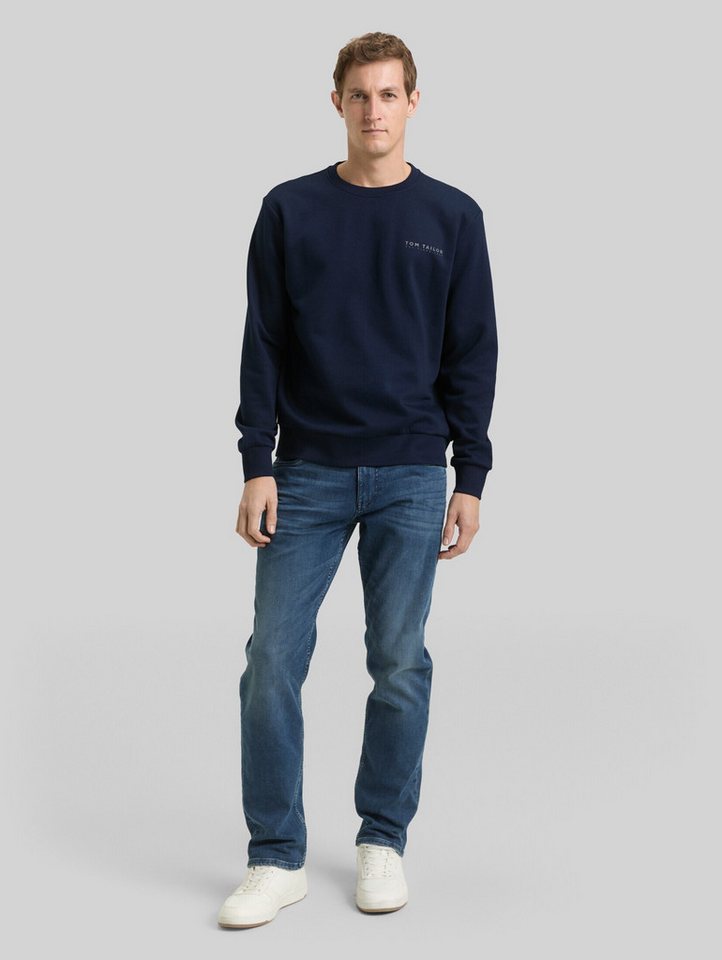 TOM TAILOR Sweatshirt Strick & Sweatshirts Sweatshirt mit Logo-Print – Bild 5 von 5