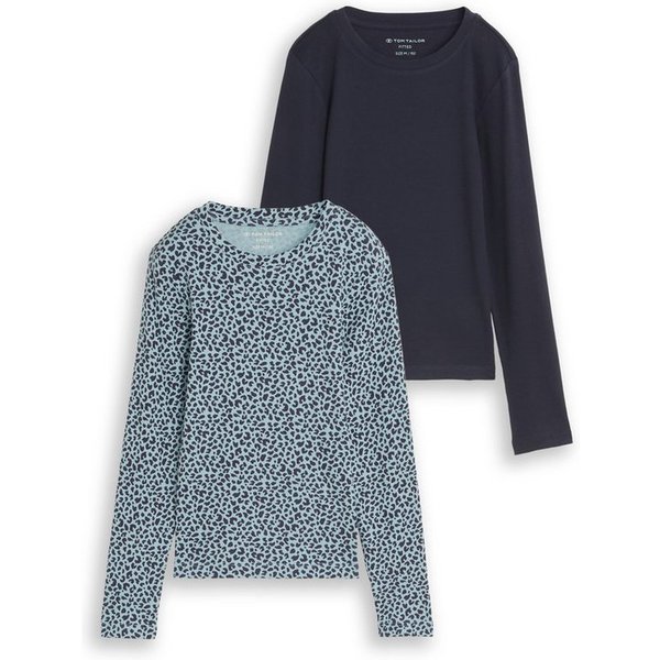 TOM TAILOR T-Shirt 2er Pack geringelt