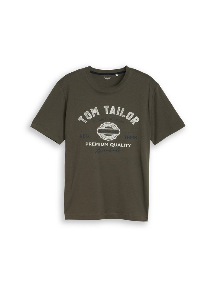 TOM TAILOR T-Shirt Regular mit großem Logofrontprint – Bild 5 von 5