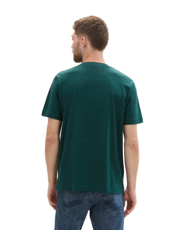TOM TAILOR T-Shirt Regular mit großem Logofrontprint – Bild 3 von 5