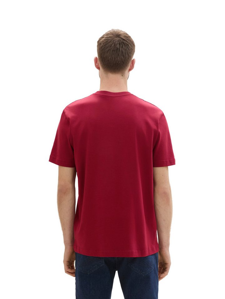 TOM TAILOR T-Shirt Regular mit großem Logofrontprint – Bild 3 von 5