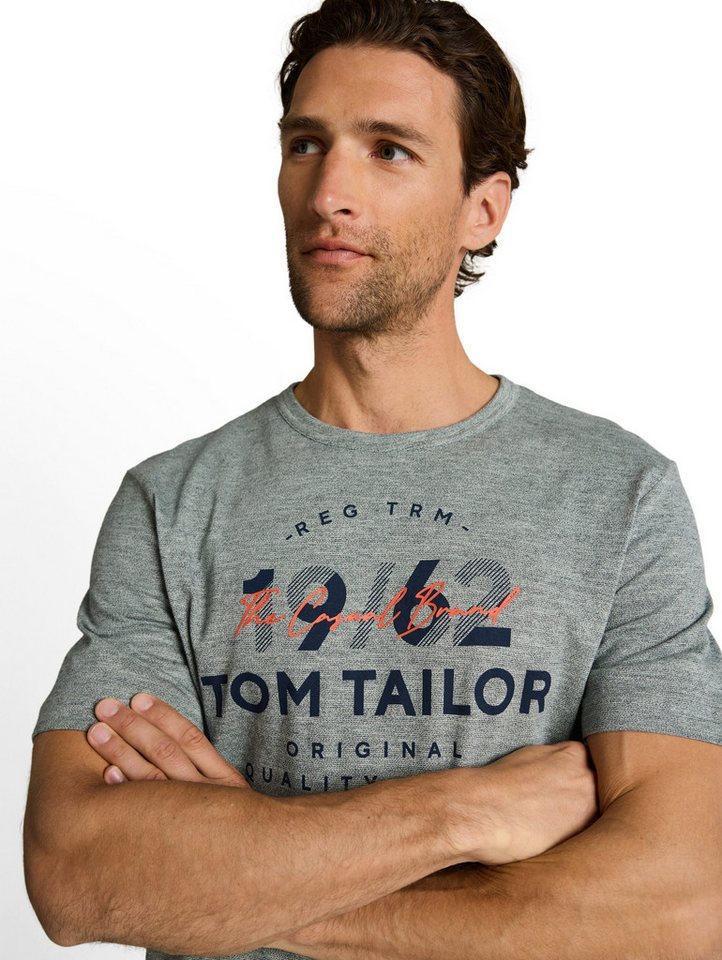TOM TAILOR T-Shirt mit Logo Print – Bild 3 von 5