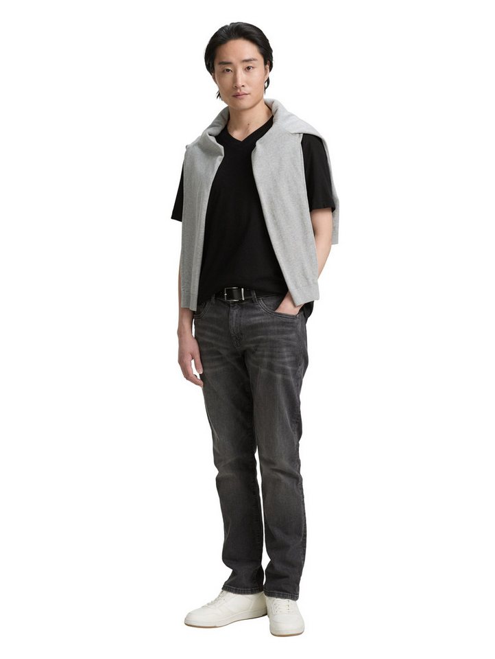 TOM TAILOR T-Shirt (Packung, 2-tlg) mit V-Ausschnitt, Doppelpack – Bild 5 von 5