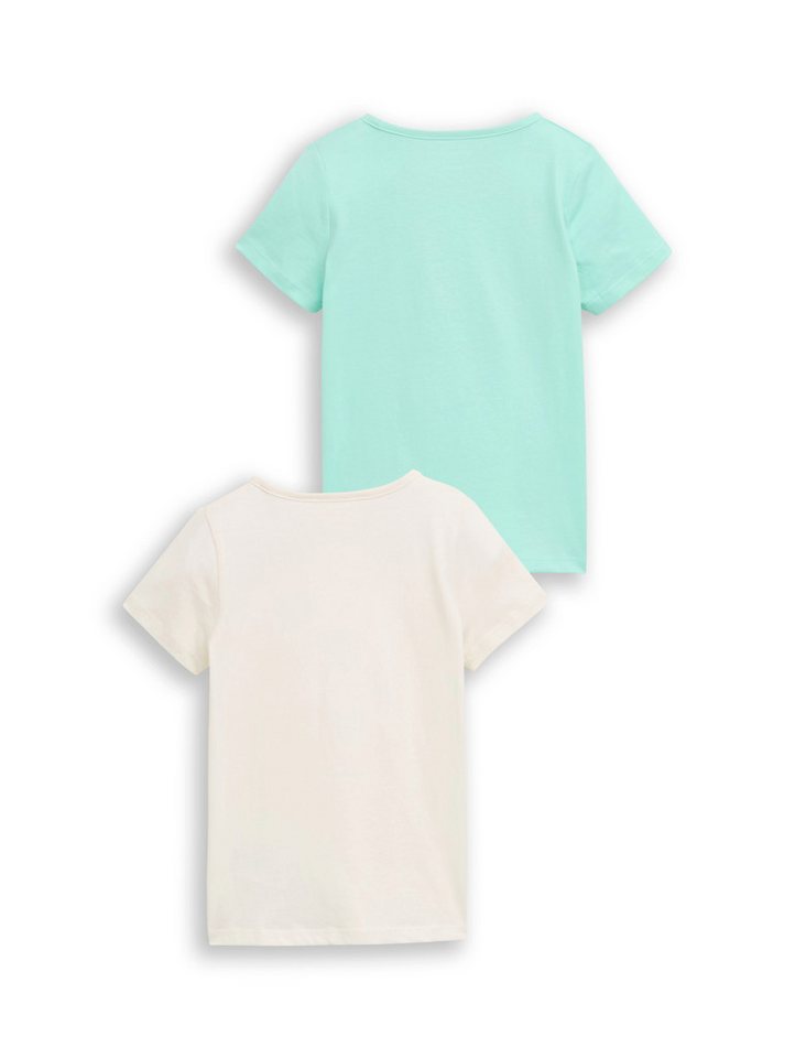 TOM TAILOR T-Shirt (Packung, 2-tlg) im 2er Pack – Bild 2 von 3