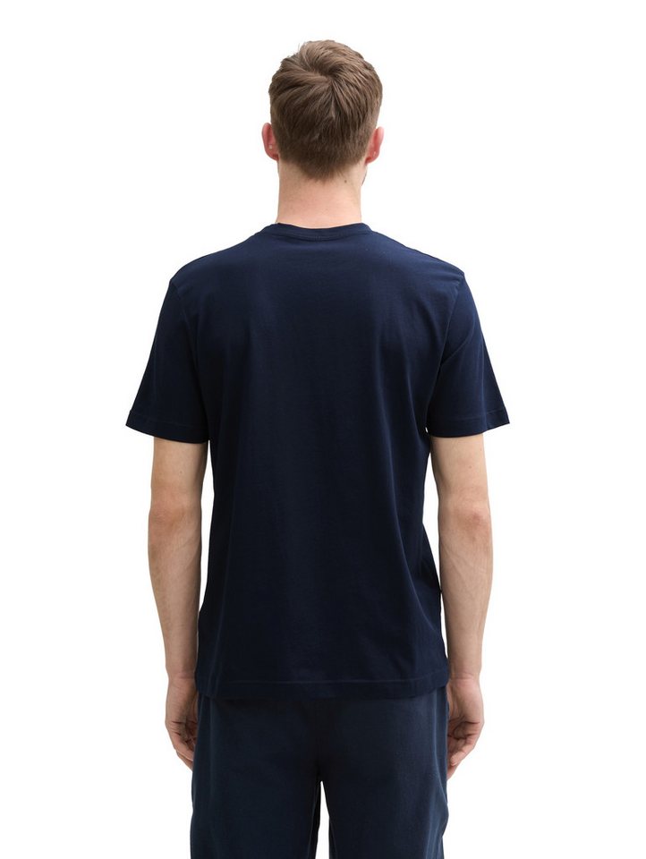 TOM TAILOR T-Shirt Regular (Packung, 3-tlg) 3er Pack mit Logo-Stickerei – Bild 3 von 5