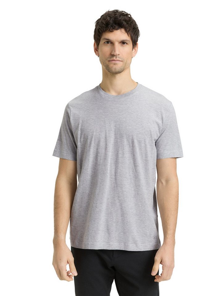 TOM TAILOR T-Shirt Regular (Packung, 2-tlg) mit Logo Print – Bild 2 von 5