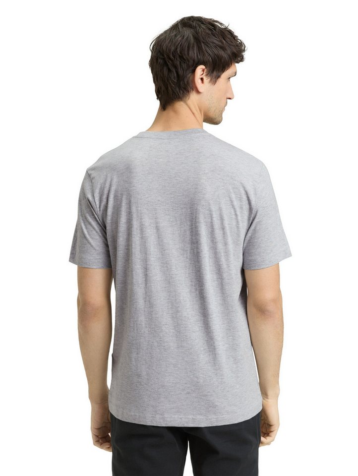 TOM TAILOR T-Shirt Regular (Packung, 2-tlg) mit Logo Print – Bild 3 von 5