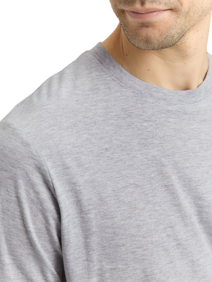 TOM TAILOR T-Shirt Regular (Packung, 2-tlg) mit Logo Print – Bild 4 von 5