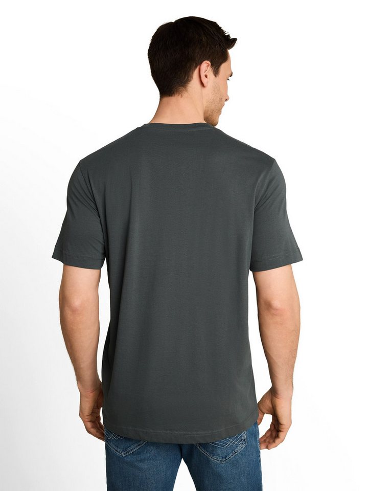 TOM TAILOR T-Shirt Regular (Packung, 3-tlg) 3er Pack mit Logo-Stickerei – Bild 3 von 5