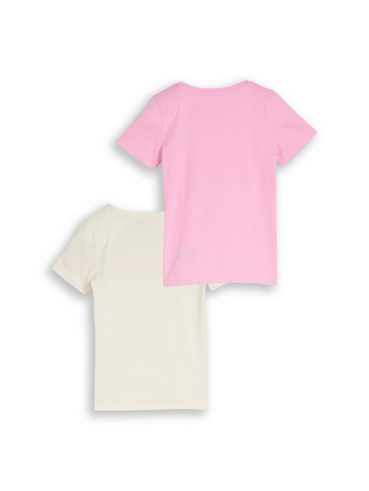 TOM TAILOR T-Shirt (Packung, 2-tlg) mit Print – Bild 2 von 3