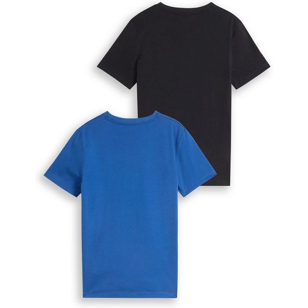 TOM TAILOR T-Shirt (Packung, 2-tlg) 2er Pack mit Print