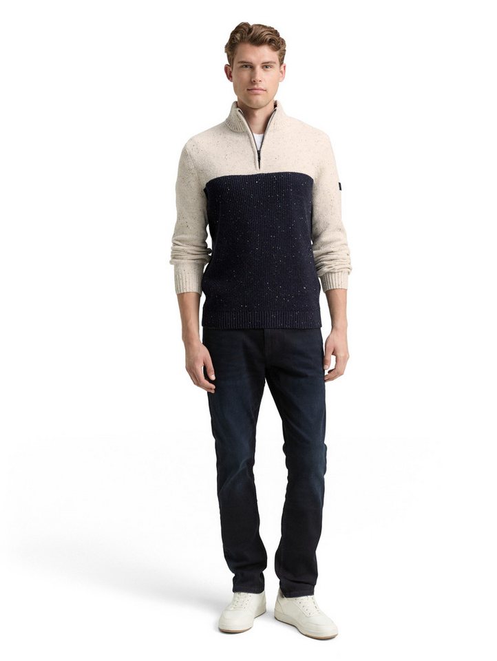 TOM TAILOR Troyer mit Logo Stickerei – Bild 4 von 5