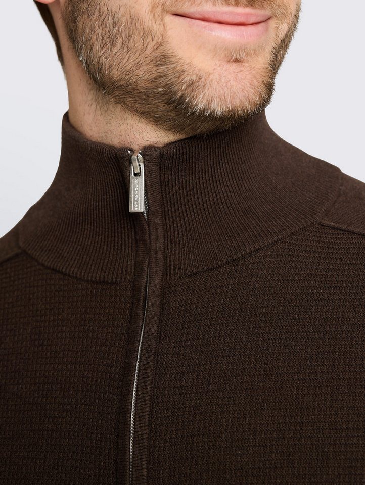 TOM TAILOR Troyer mit Logo Stickerei – Bild 2 von 5