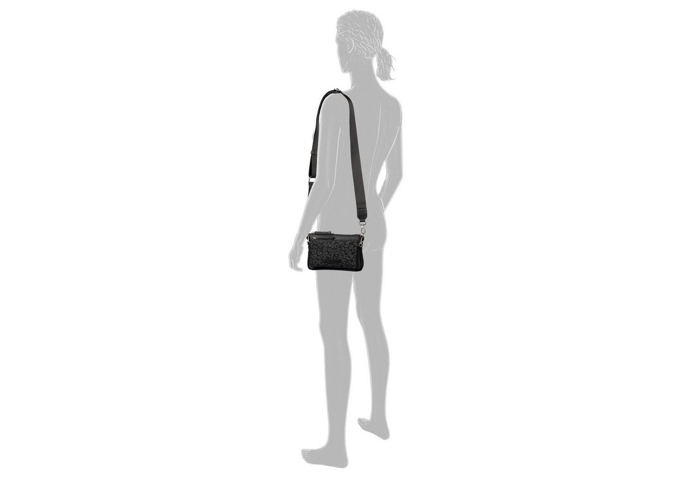 TOM TAILOR Umhängetasche Jamila (Set, Abnehmbare Vortasche wird mit Schultergurt zur kleinen Umhängetasche), moderne 2-in-1 Tasche mit Vortasche auch als Umhäng – Bild 3 von 5