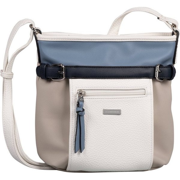 TOM TAILOR Umhängetasche Juna, Damen Handtasche, Schultertasche mit glänzenden Metall-Accessoires