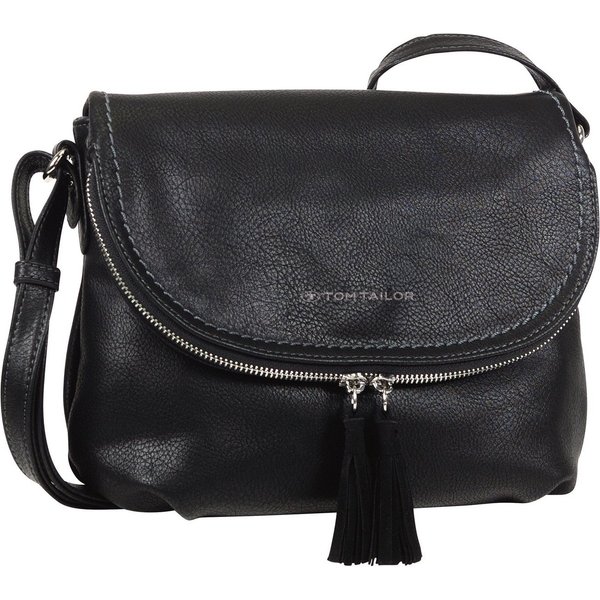 TOM TAILOR Umhängetasche LARY, Crossbody Bag mit modischen Quasten am Zipper