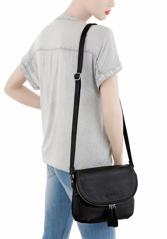 TOM TAILOR Umhängetasche LARY, Crossbody Bag mit modischen Quasten am Zipper – Bild 5 von 5