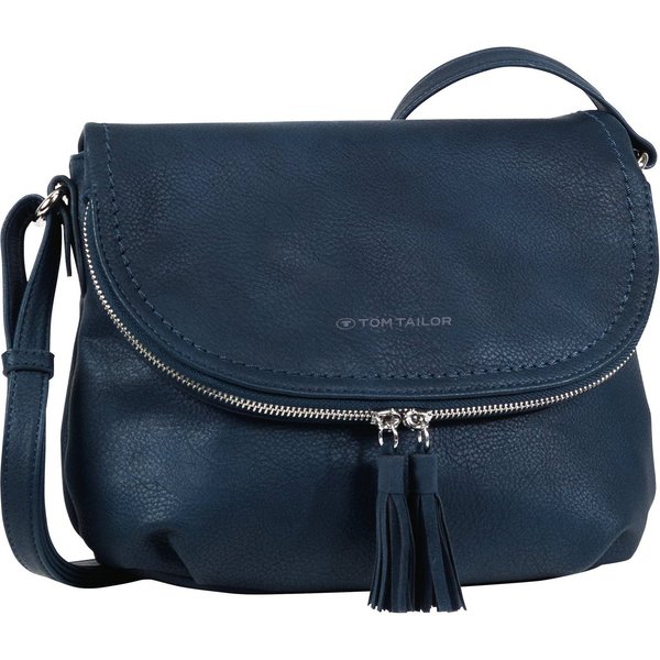 TOM TAILOR Umhängetasche LARY, Crossbody Bag mit modischen Quasten am Zipper