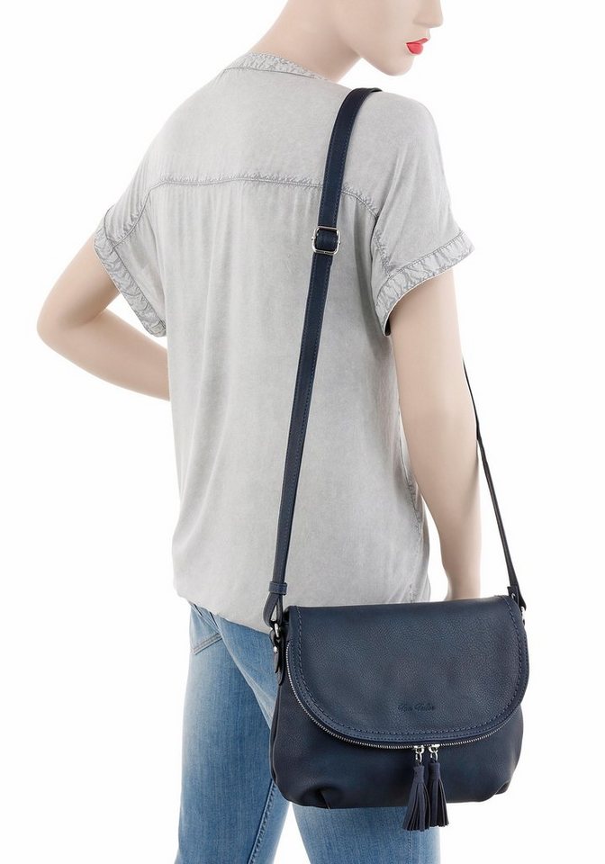 TOM TAILOR Umhängetasche LARY, Crossbody Bag mit modischen Quasten am Zipper – Bild 5 von 5