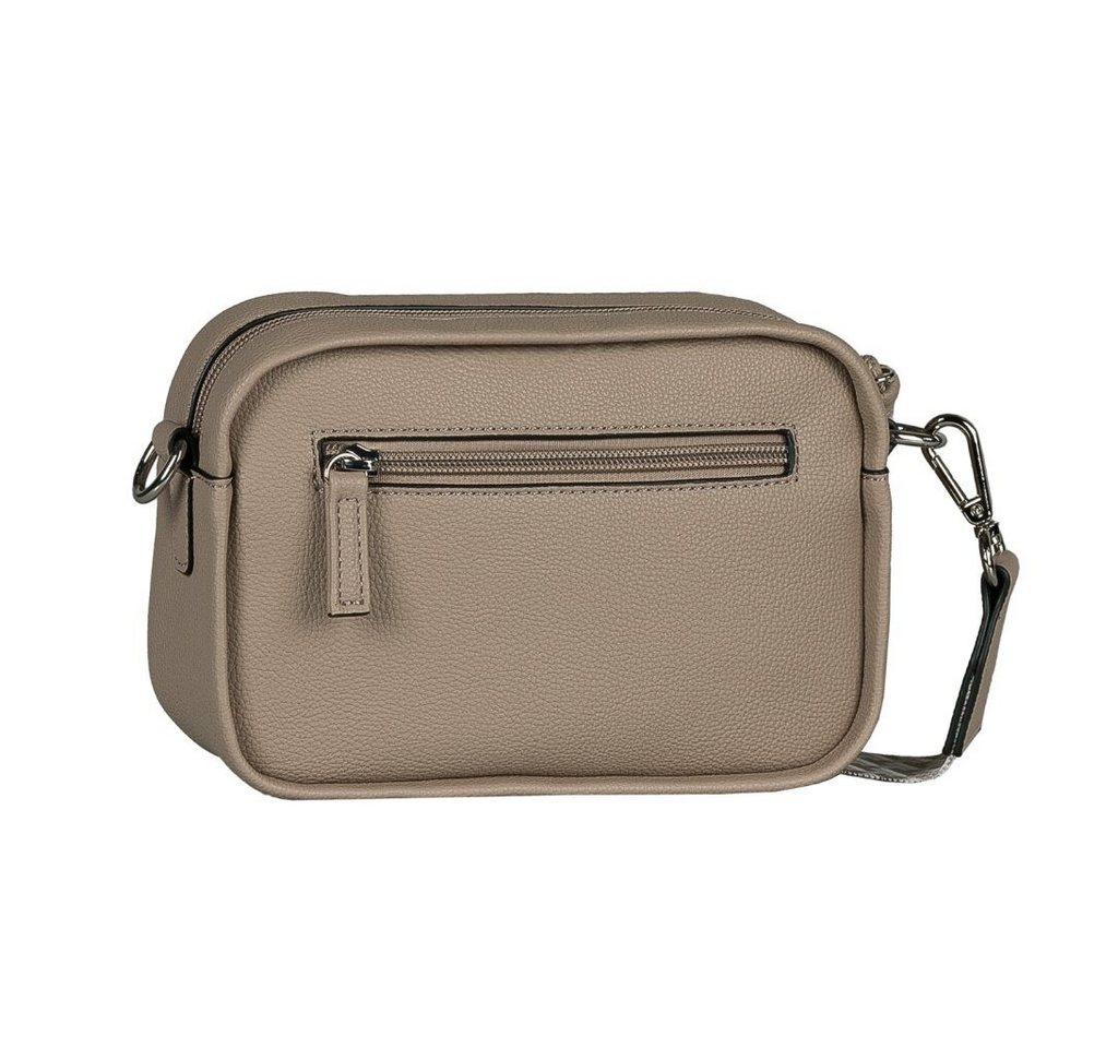 TOM TAILOR Umhängetasche Tatiana, Damen Handtasche, Kamerabag, fein gewebter dreifarbiger Gurtband – Bild 3 von 5
