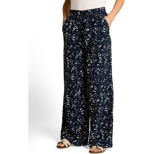 TOM TAILOR Webhose mit Allover-Muster/weites Bein