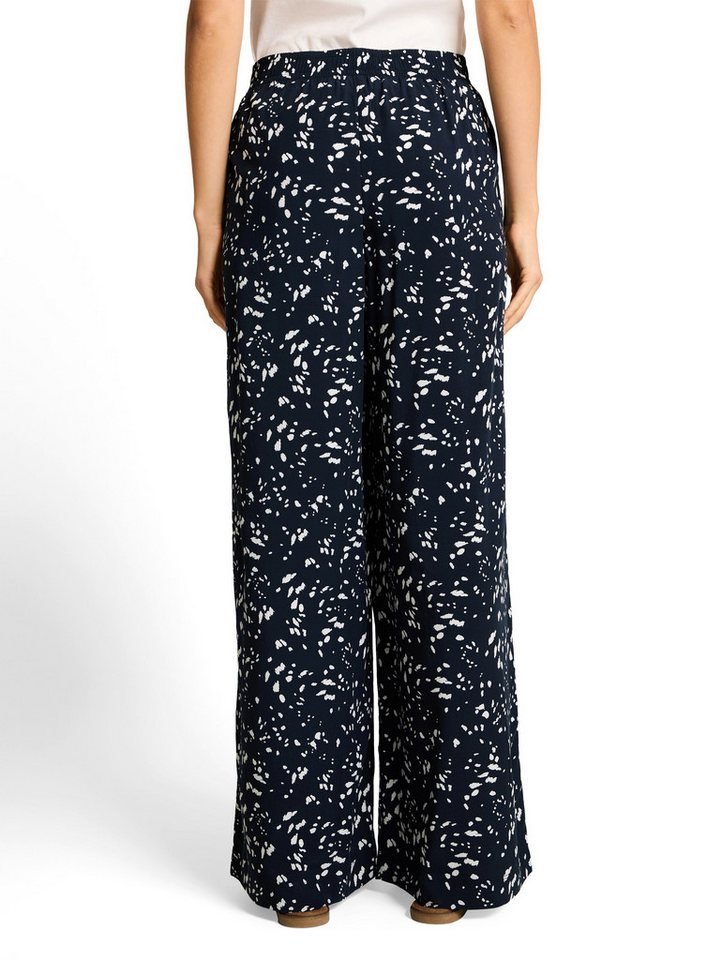 TOM TAILOR Webhose mit Allover-Muster/weites Bein – Bild 2 von 5