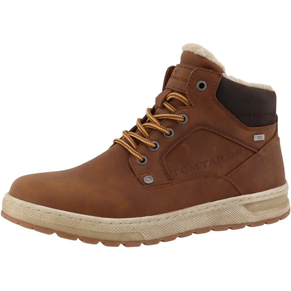 TOM TAILOR Winterboots, Plateau, Schnürboots, High Top-Sneaker mit Innenreißverschluss