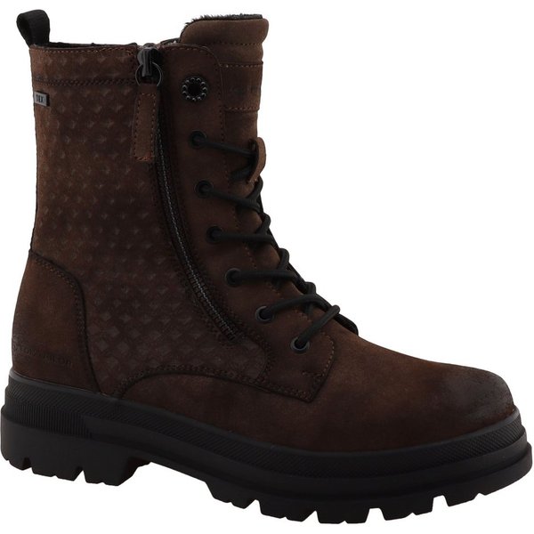 TOM TAILOR Winterboots Blockabsatz, Schnürboots mit wasserabweisender TEX-Ausstattung