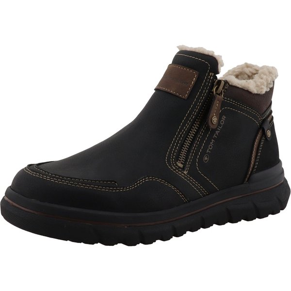 TOM TAILOR Winterboots Reißverschlussboots mit Kontrastbesätzen und Kontrastnähten