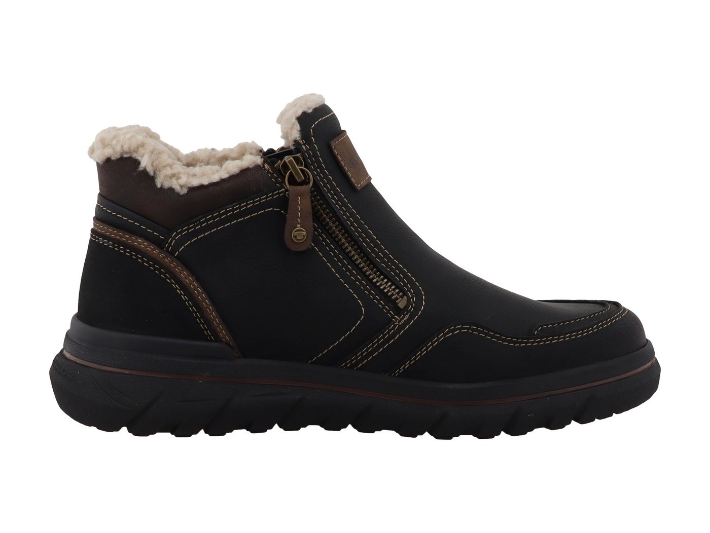 TOM TAILOR Winterboots Reißverschlussboots mit Kontrastbesätzen und Kontrastnähten – Bild 5 von 5