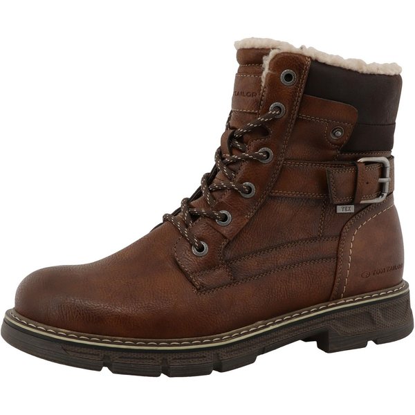 TOM TAILOR Winterboots Schnürboots mit wasserabweisender TEX-Ausstattung