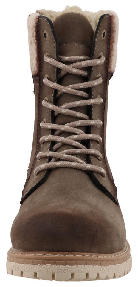 TOM TAILOR Winterboots Workerboots, Hiking Boot mit Blockabsatz – Bild 4 von 5