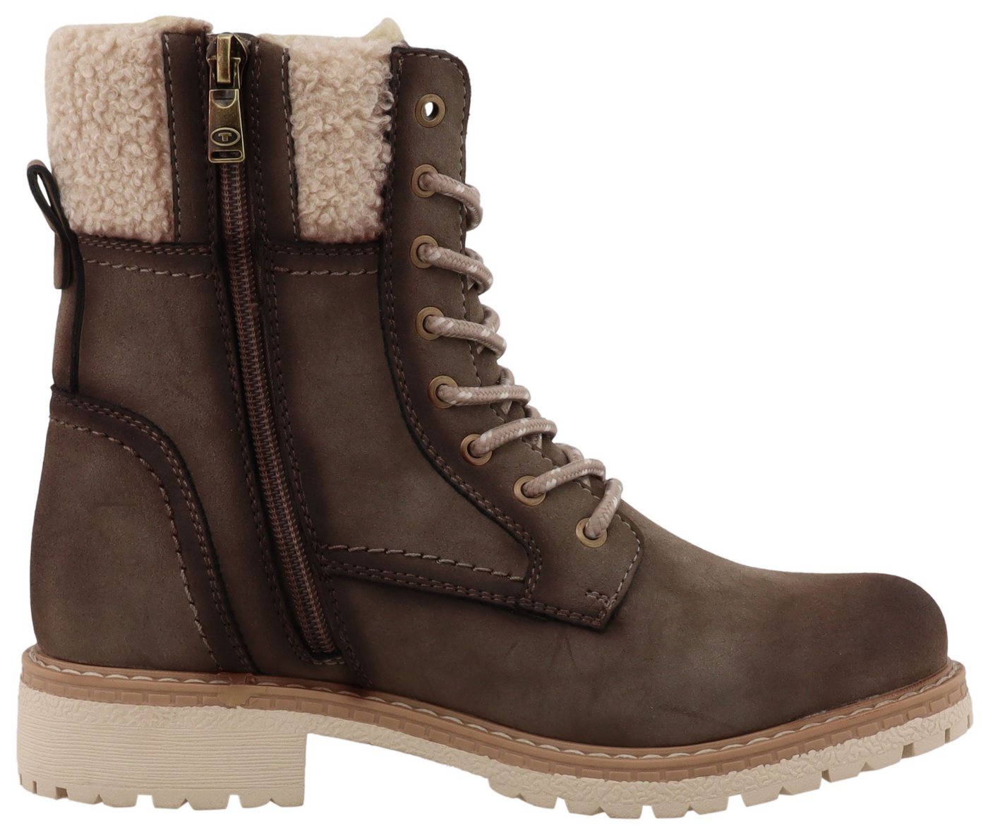TOM TAILOR Winterboots Workerboots, Hiking Boot mit Blockabsatz – Bild 5 von 5